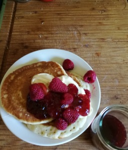 Scottish Pancakes and Fresh Fife Berries 